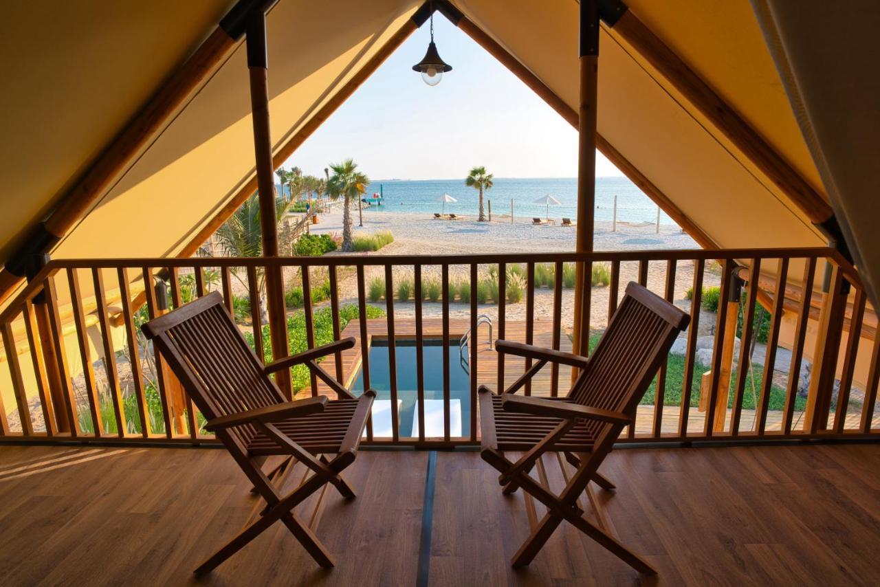 Hotel Bab Al Nojoum Hudayriyat Camp Abu Dabi Exterior foto