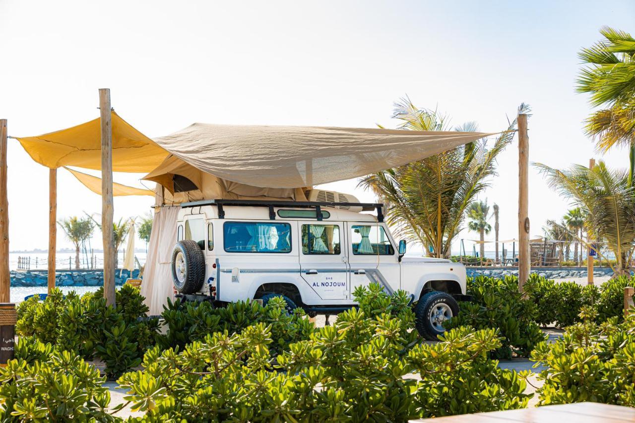 Hotel Bab Al Nojoum Hudayriyat Camp Abu Dabi Exterior foto