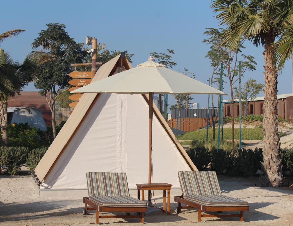 Hotel Bab Al Nojoum Hudayriyat Camp Abu Dabi Exterior foto